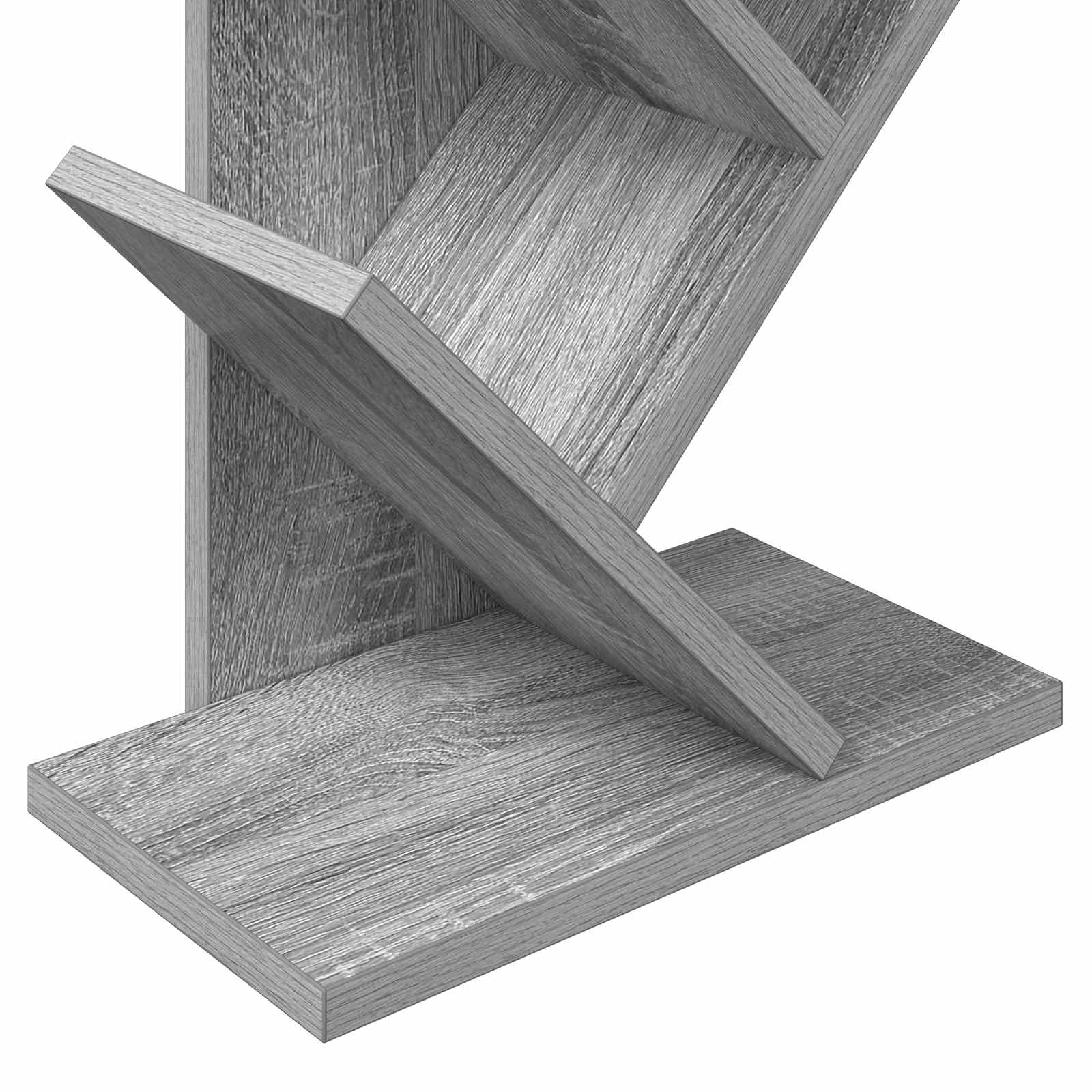 Scaffale da Libro ad Albero 6 Livelli 30 x 18 x 100 cm | homemem39