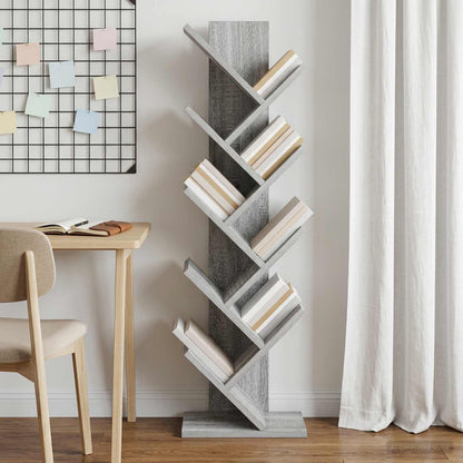 Scaffale da Libro ad Albero 6 Livelli 30 x 18 x 100 cm | homemem39