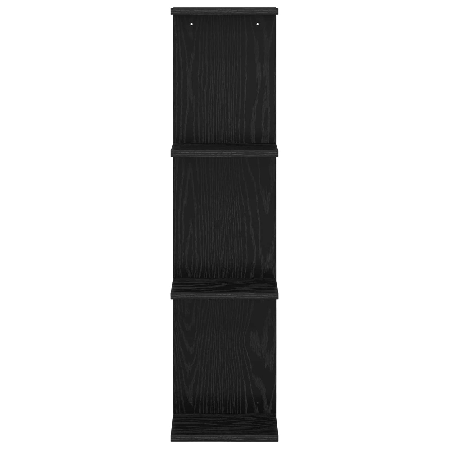 Scaffale da parete Rovere Nero 25 x 15 x 100 cm | homemem39