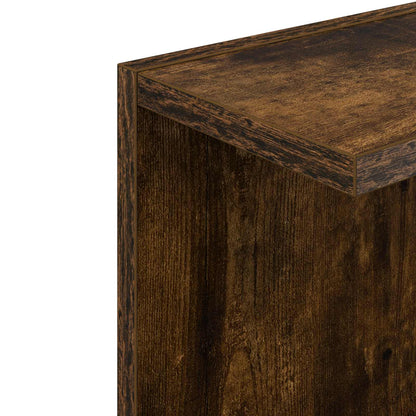 Scaffale da parete Rovere Fumo 25 x 15 x 100 cm | homemem39