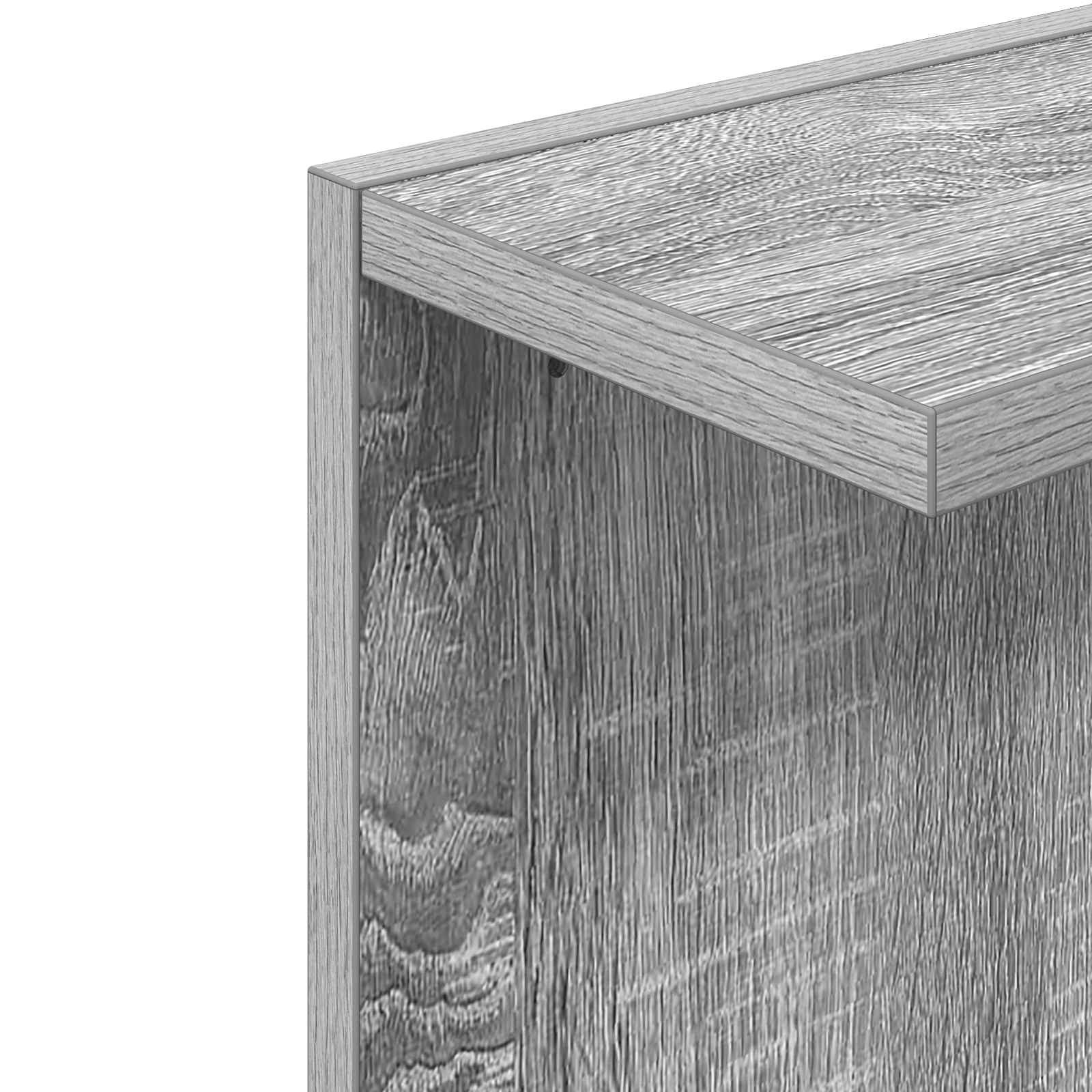 Scaffale da parete Sonoma grigio 25 x 15 x 100 cm | homemem39
