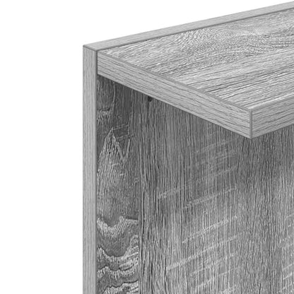 Scaffale da parete Sonoma grigio 25 x 15 x 100 cm | homemem39