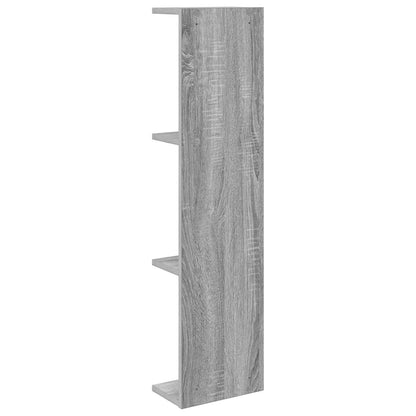 Scaffale da parete Sonoma grigio 25 x 15 x 100 cm | homemem39