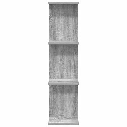 Scaffale da parete Sonoma grigio 25 x 15 x 100 cm | homemem39