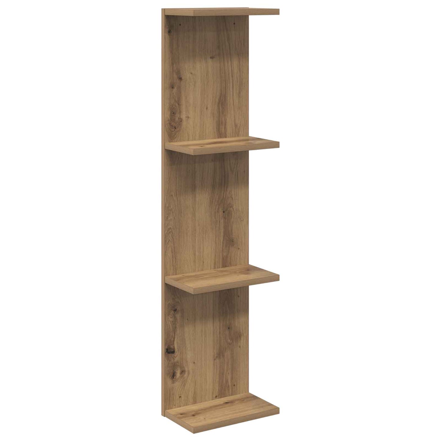 Scaffale da parete Rovere Artigianale 25 x 15 x 100 cm | homemem39