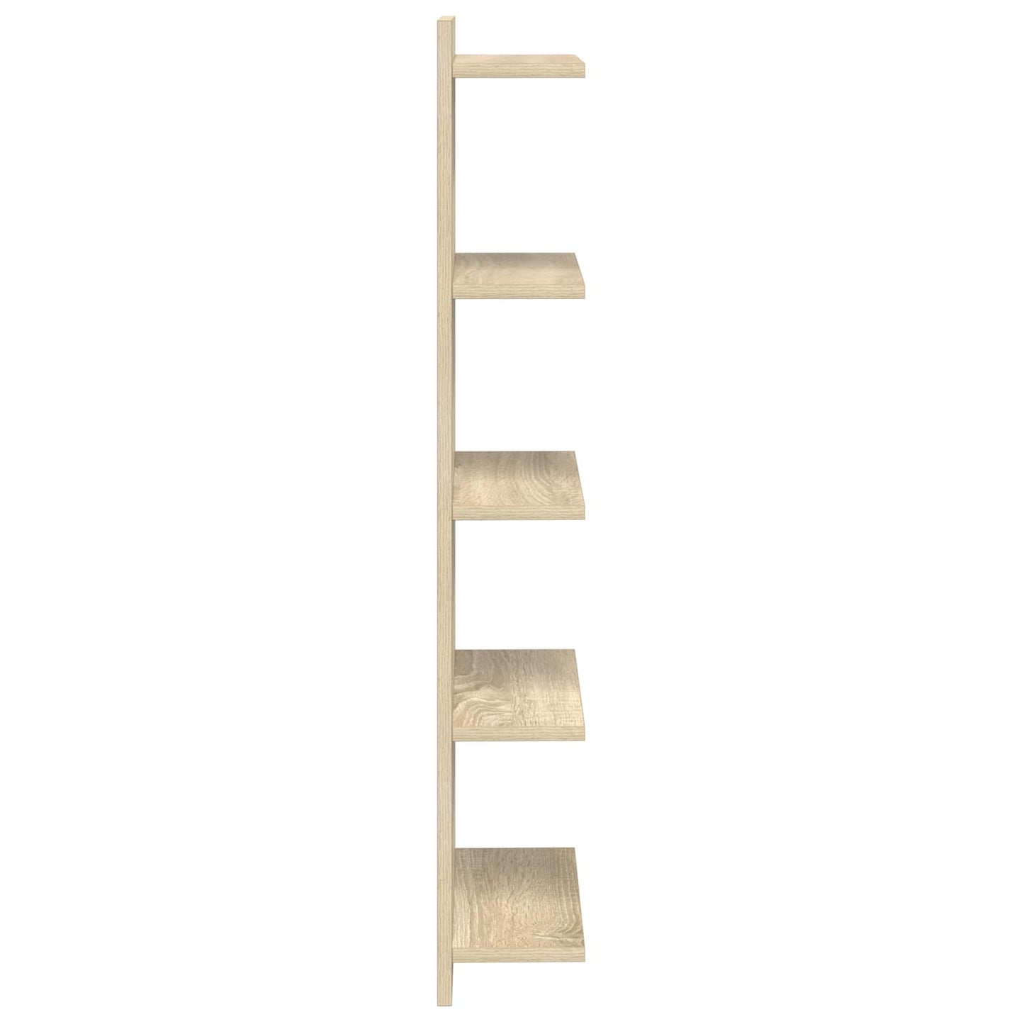 Scaffale da parete Rovere Sonoma 30 x 15 x 100 cm
