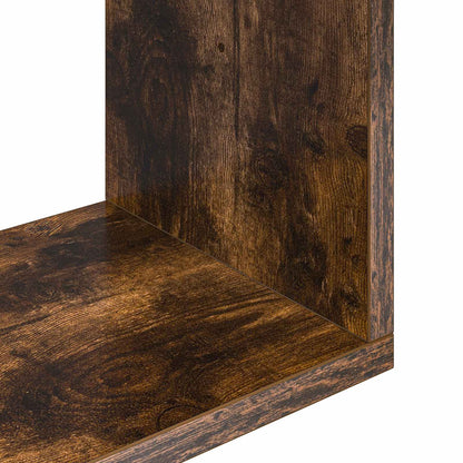 Scaffale da parete Rovere Fumo 130 x 10 x 50 cm | homemem39