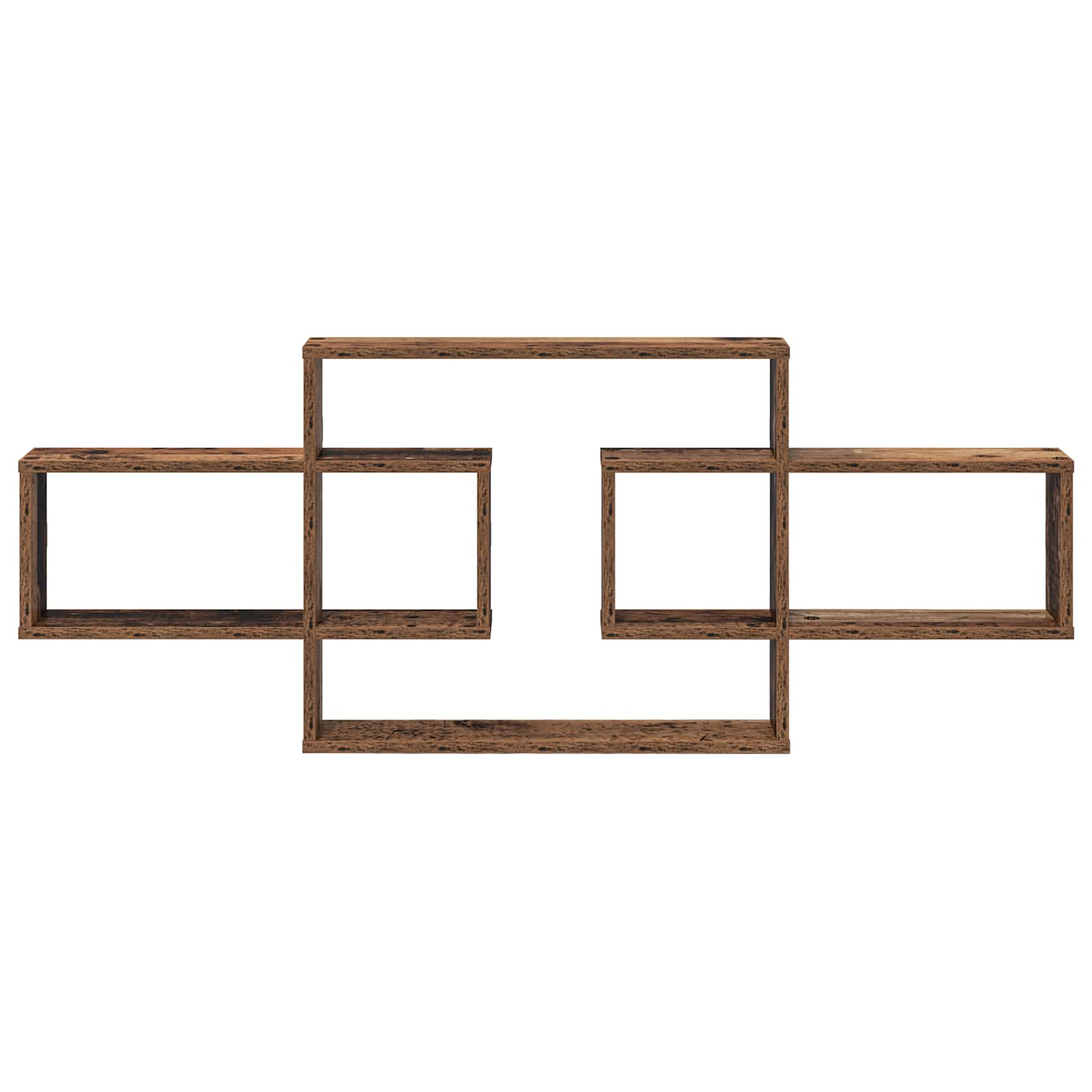 Scaffale da parete Legno antico 130 x 10 x 50 cm | homemem39