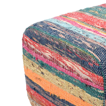 panchina 110 x 30 x 45 cm Pelle Vera Multicolore