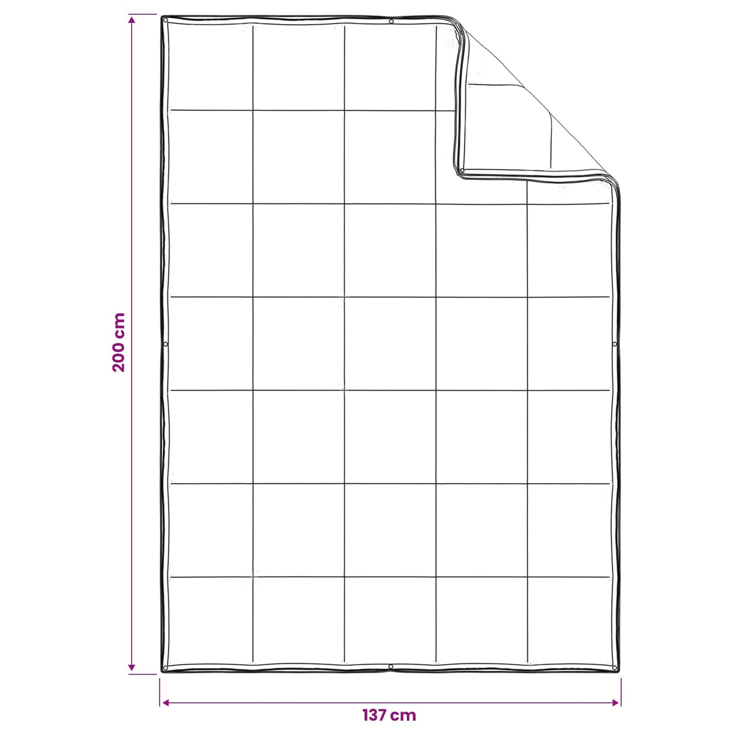 Set di Piumoni Beige 137 x 200 cm Cotone, Kapok, Poliestere | homemem39