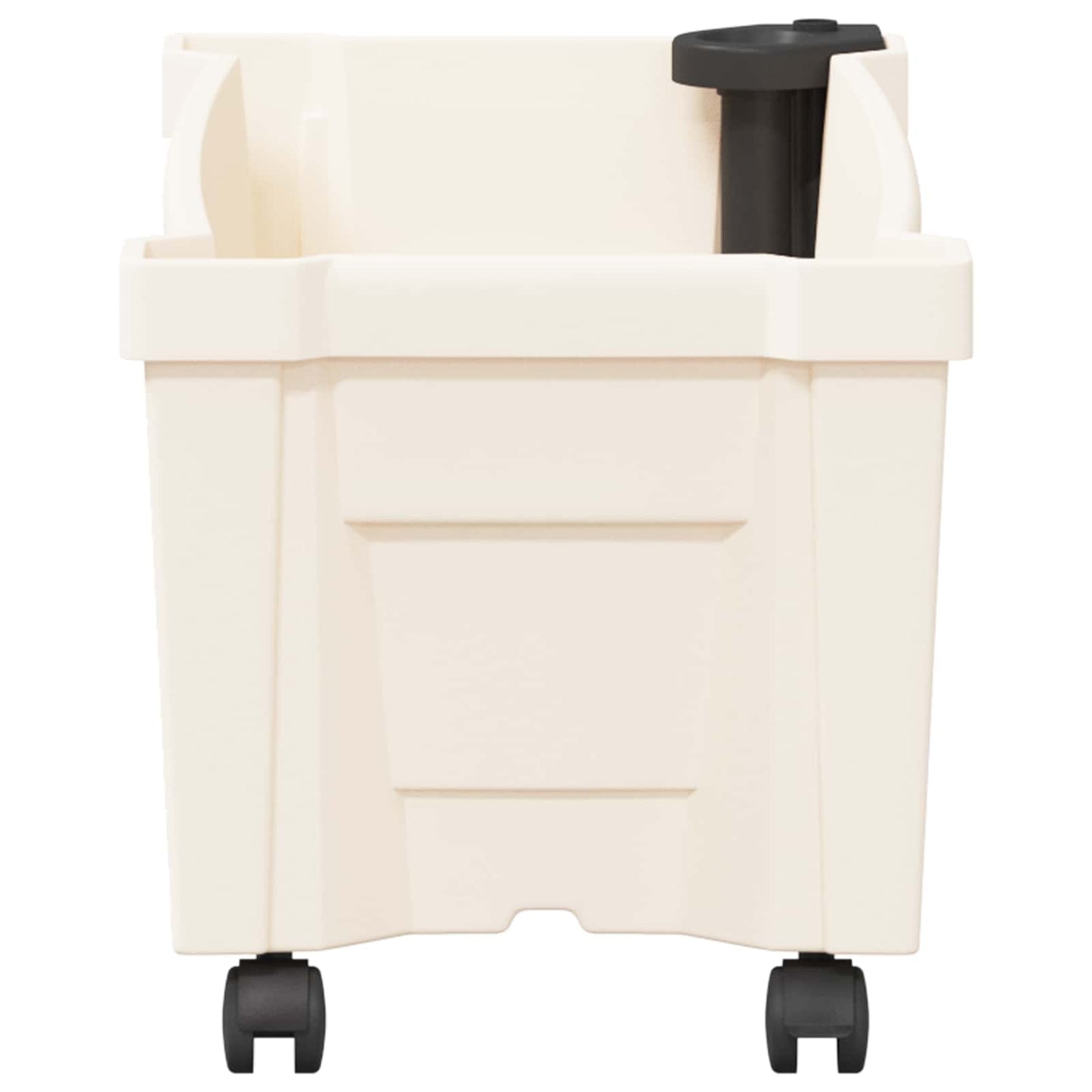 Vaso Calypso con Ruote Bianco 79 x 35 x 33 cm PP | homemem39