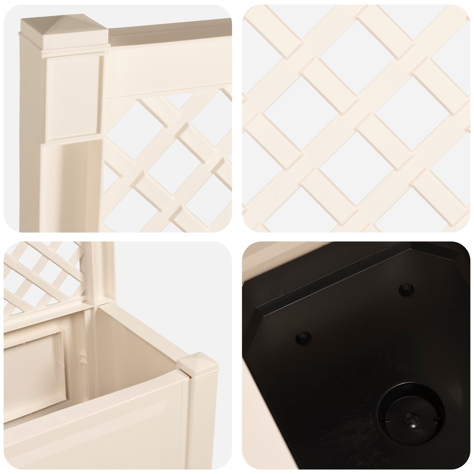 Vaso Grande con Direzione Bianco 99,5 x 43 x 133,5 cm PP | homemem39