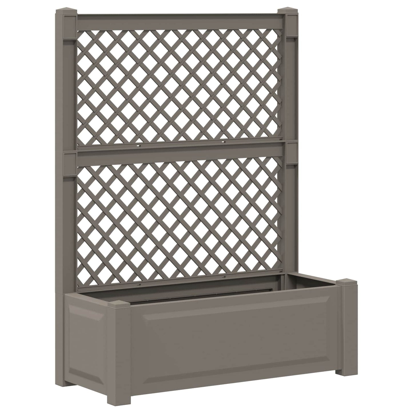 Vaso Grande con Direzione 2 pcs Grigio 143 x 143 x 133,5 cm PP | homemem39