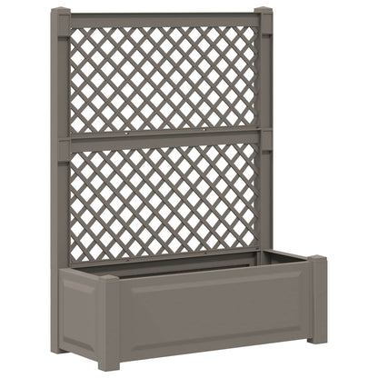Vaso Grande con Direzione 2 pcs Grigio 143 x 143 x 133,5 cm PP | homemem39