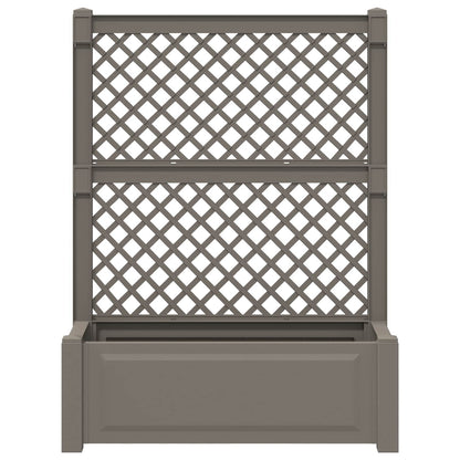 Vaso Grande con Direzione 2 pcs Grigio 143 x 143 x 133,5 cm PP | homemem39