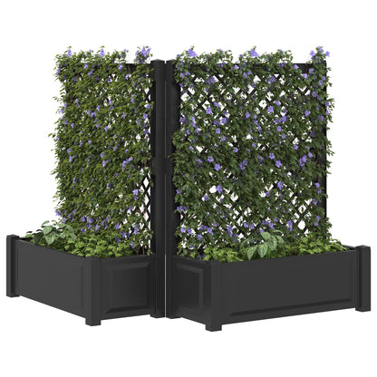 Vaso Grande con Direzione 2 pcs Antracite 143 x 143 x 133,5 cm | homemem39
