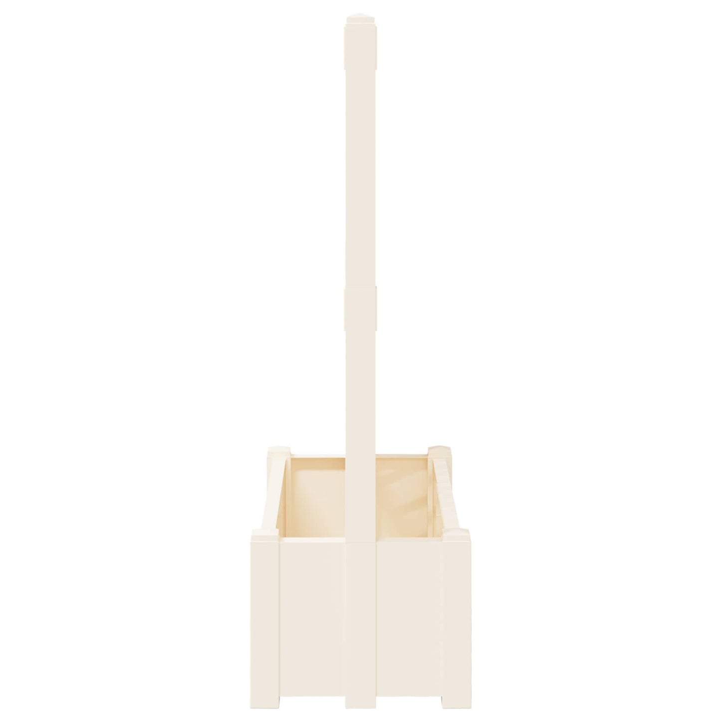 Grande vaso con trellis Bianco 99,5 x 43 x 133,5 PP | homemem39