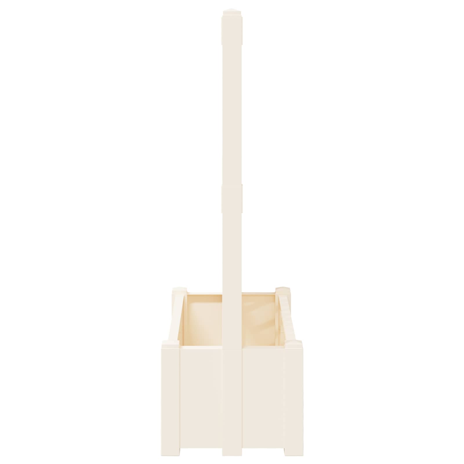 Grande vaso con trellis Bianco 99,5 x 43 x 133,5 PP | homemem39