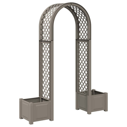 Arco di Rose con Vaso Grigio 168,5 x 43 x 207 cm PP | homemem39