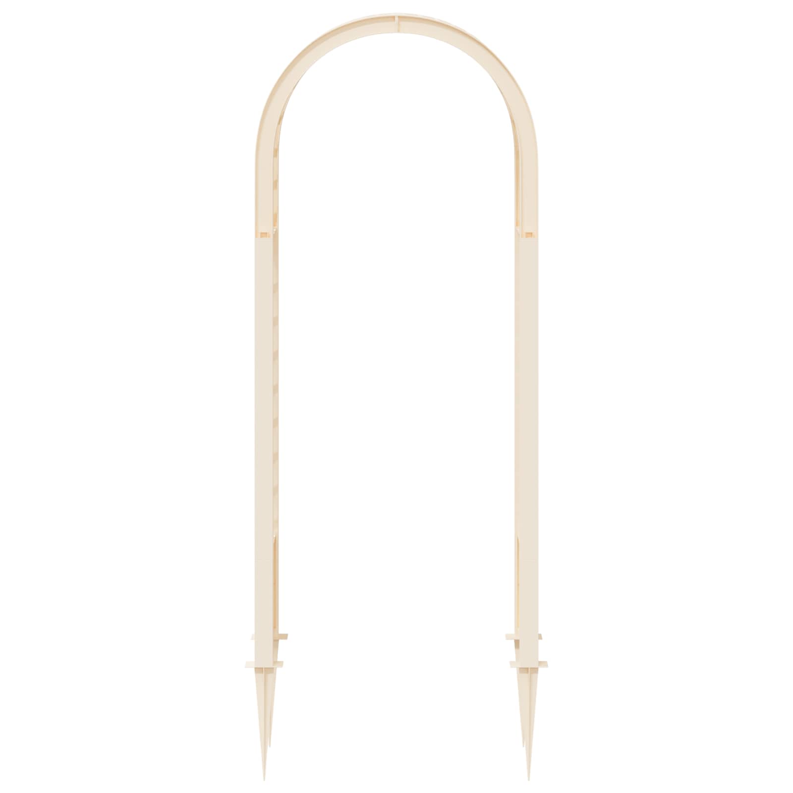 Arco di rose con punte Bianco 97 x 43 x 218 cm PP | homemem39