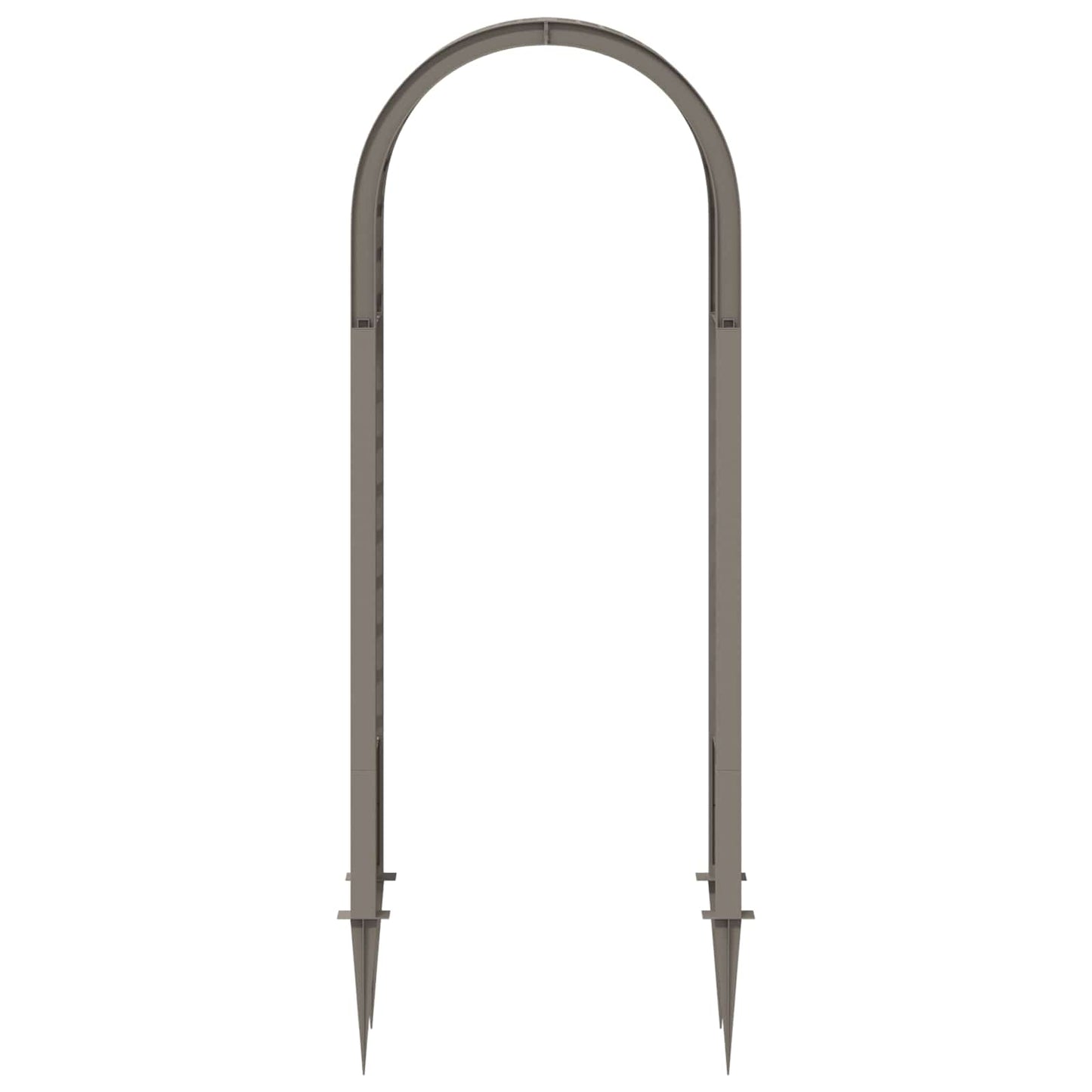Arco di rose con punte Grigio 97 x 43 x 218 cm PP | homemem39