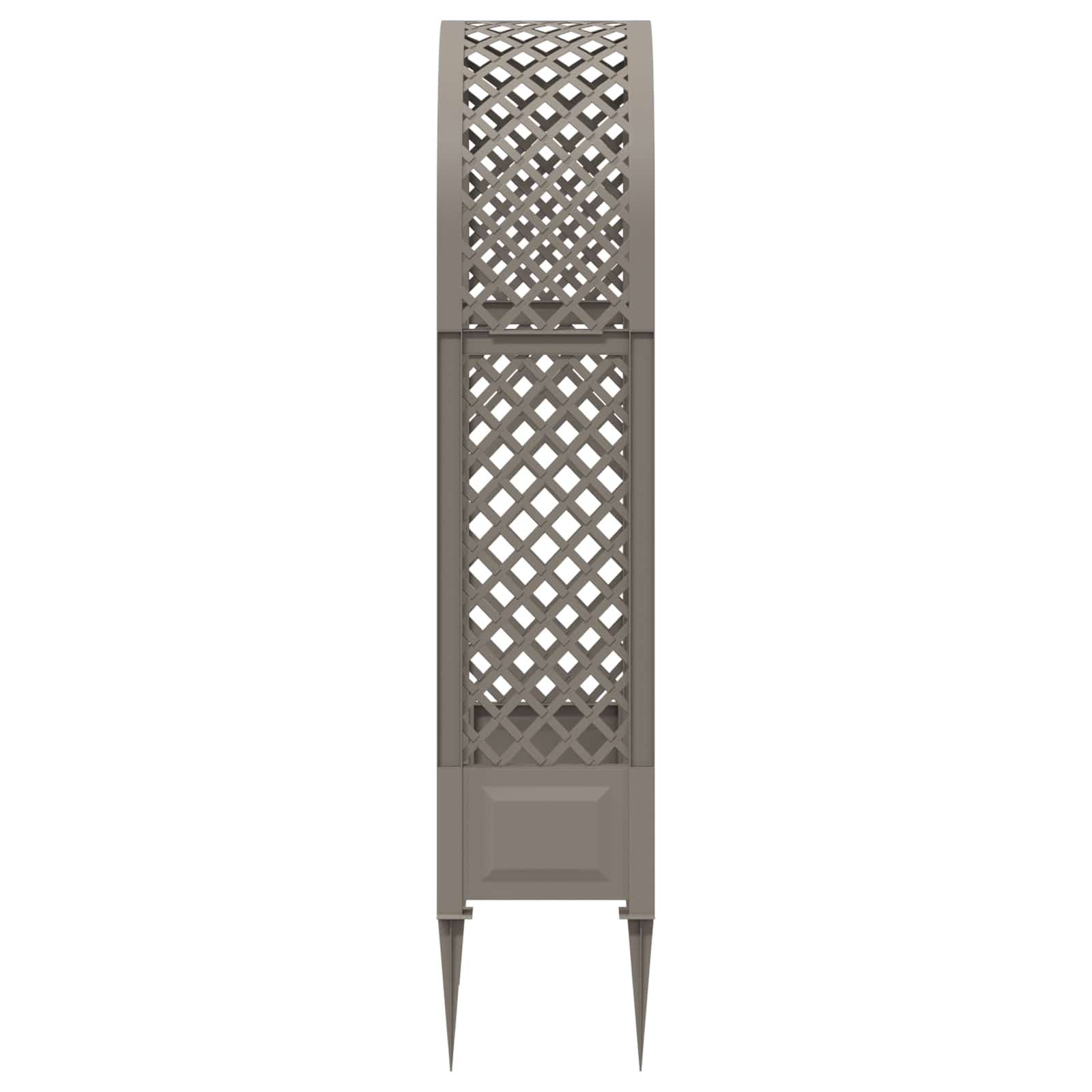 Arco di rose con punte Grigio 97 x 43 x 218 cm PP | homemem39