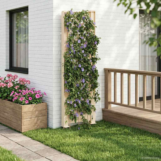 Trellis con Punta PP Bianco - homemem39