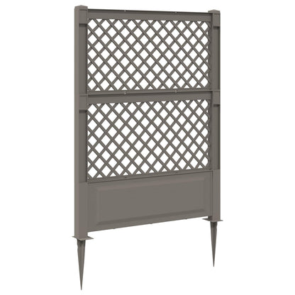 Trellis con Punta Grigio 99 x 6 x 165 cm PP | homemem39
