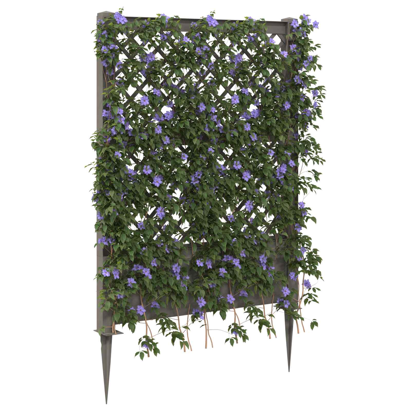 Trellis con Punta Grigio 99 x 6 x 165 cm PP | homemem39