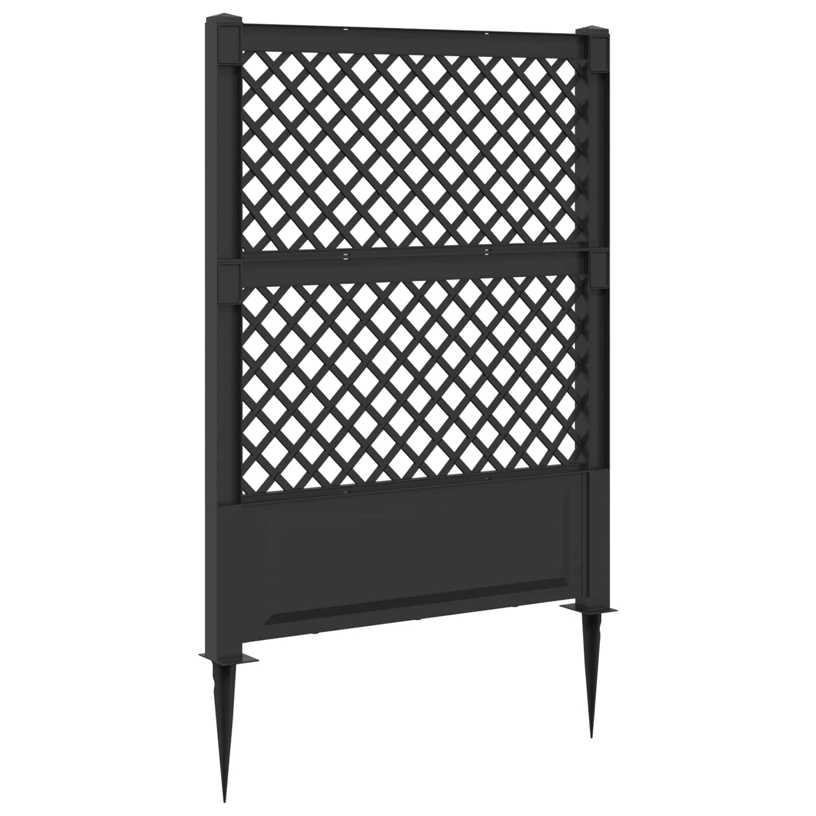 Trellis con Punta Antracite 99 x 6 x 165 cm PP | homemem39