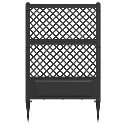 Trellis con Punta Antracite 99 x 6 x 165 cm PP | homemem39