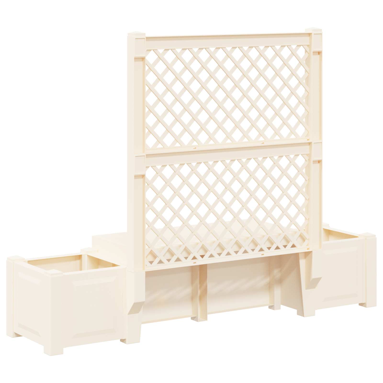 Panchina da Giardino Kopenhagen Bianco 173 x 49 x 135,5 cm PP | homemem39