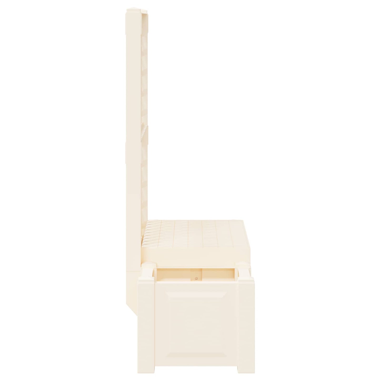 Panchina da Giardino Kopenhagen Bianco 173 x 49 x 135,5 cm PP | homemem39
