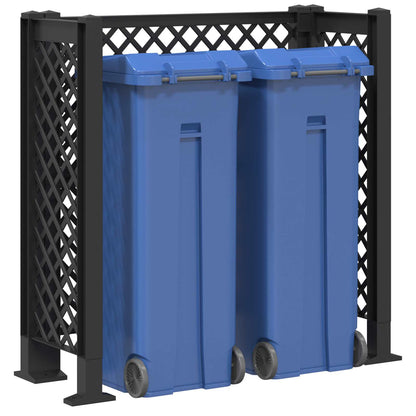Trellis per Cestino Antracite 123 x 47 x 114 cm PP | homemem39