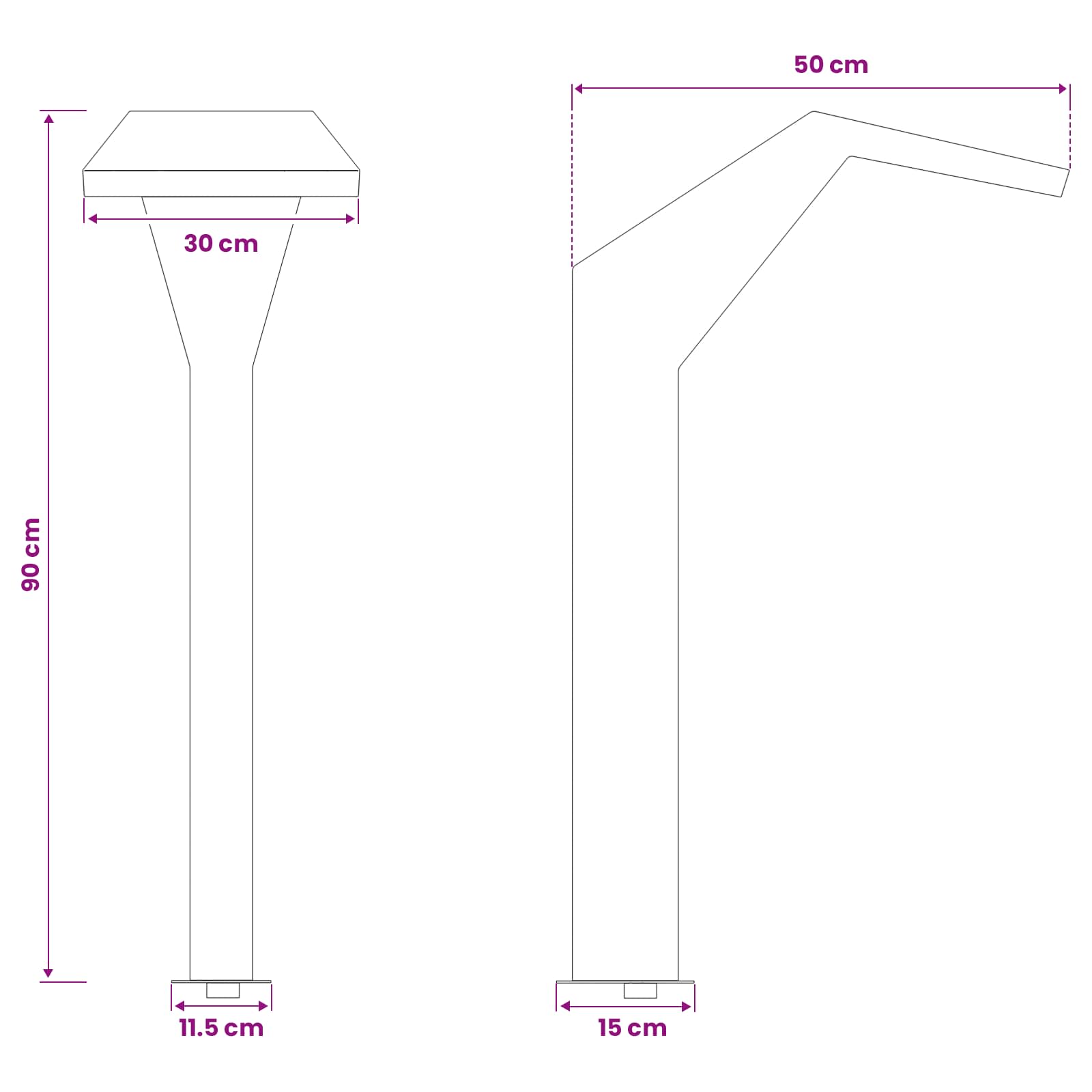 Cascata della Piscina Acciaio Inox 50 x 30 x 90 cm Argento | homemem39