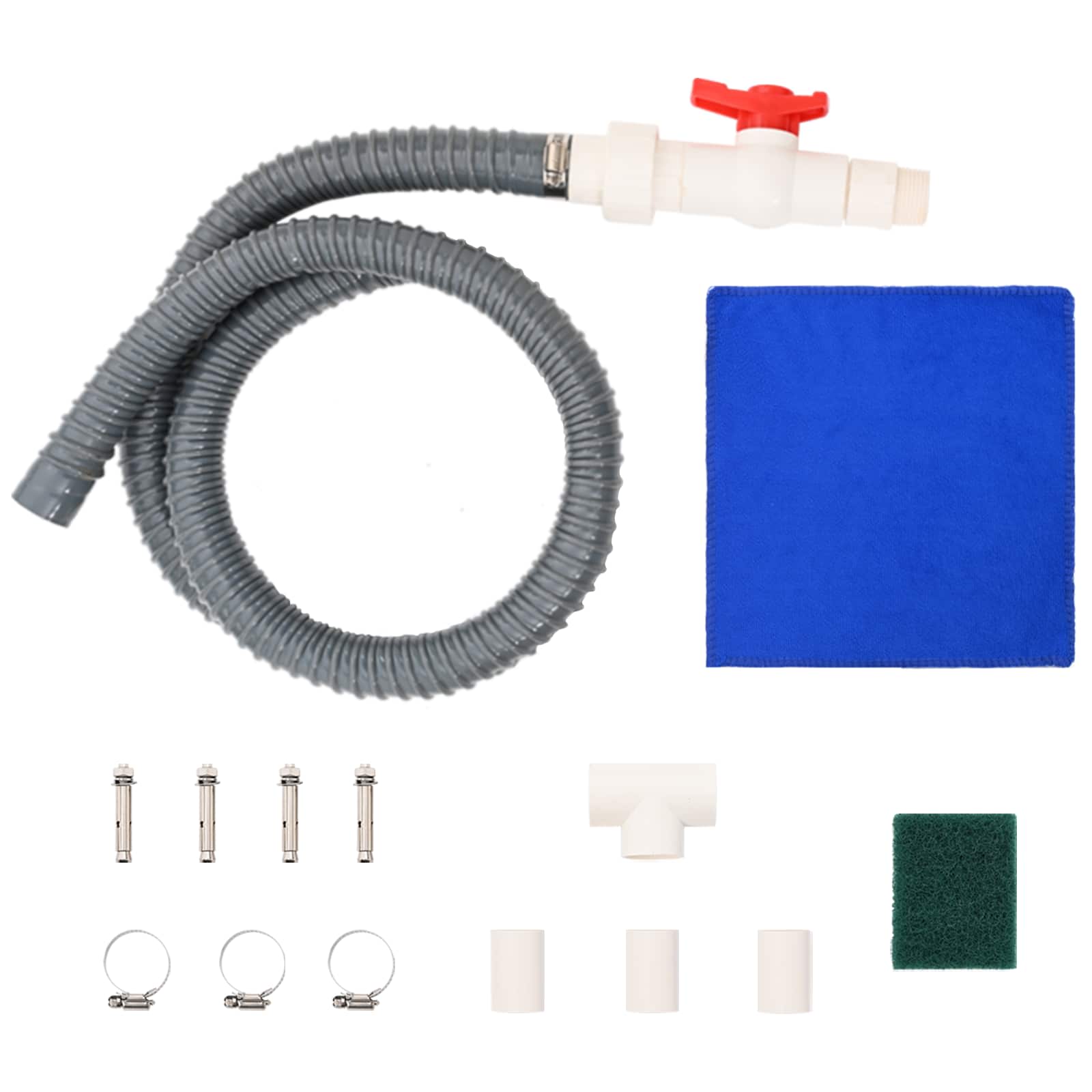 Fontana da Piscina Argento 47 x 31 x 60 cm Acciaio Inox | homemem39