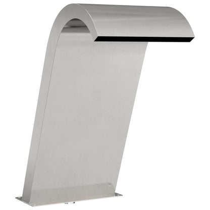 Fontana da Piscina Argento 47 x 31 x 60 cm Acciaio Inox | homemem39