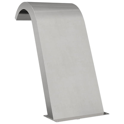 Fontana da Piscina Argento 47 x 31 x 60 cm Acciaio Inox | homemem39