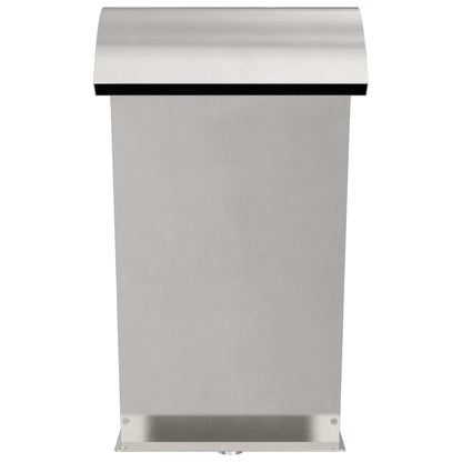 Fontana da Piscina Argento 47 x 31 x 60 cm Acciaio Inox | homemem39