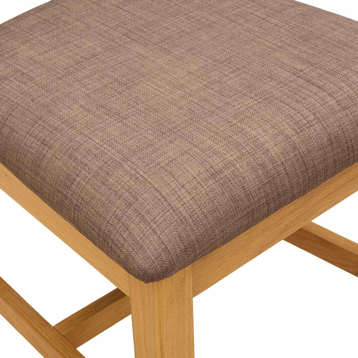 Sedia da pranzo VENLO 2 pz Legno di Quercia Massello