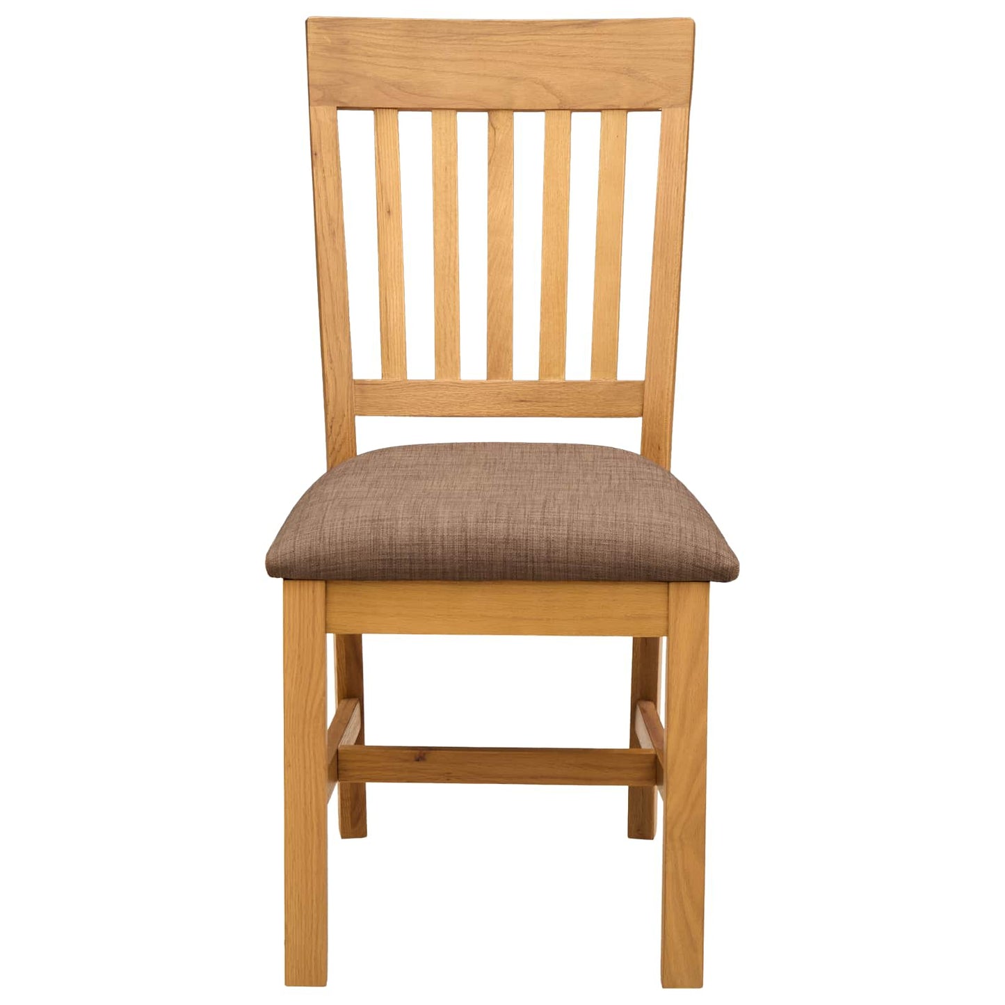 Sedia da pranzo 2 pcs Legno di Quercia Massello Grigio | homemem39