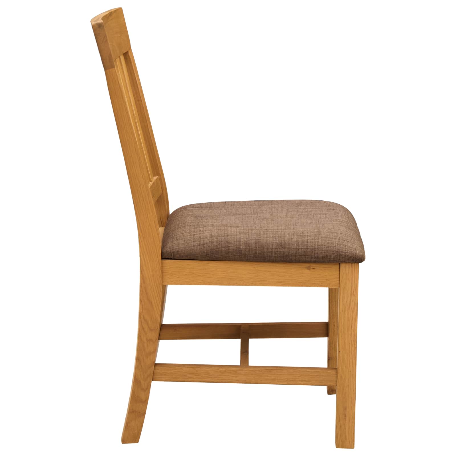 Sedia da pranzo 2 pcs Legno di Quercia Massello Grigio | homemem39