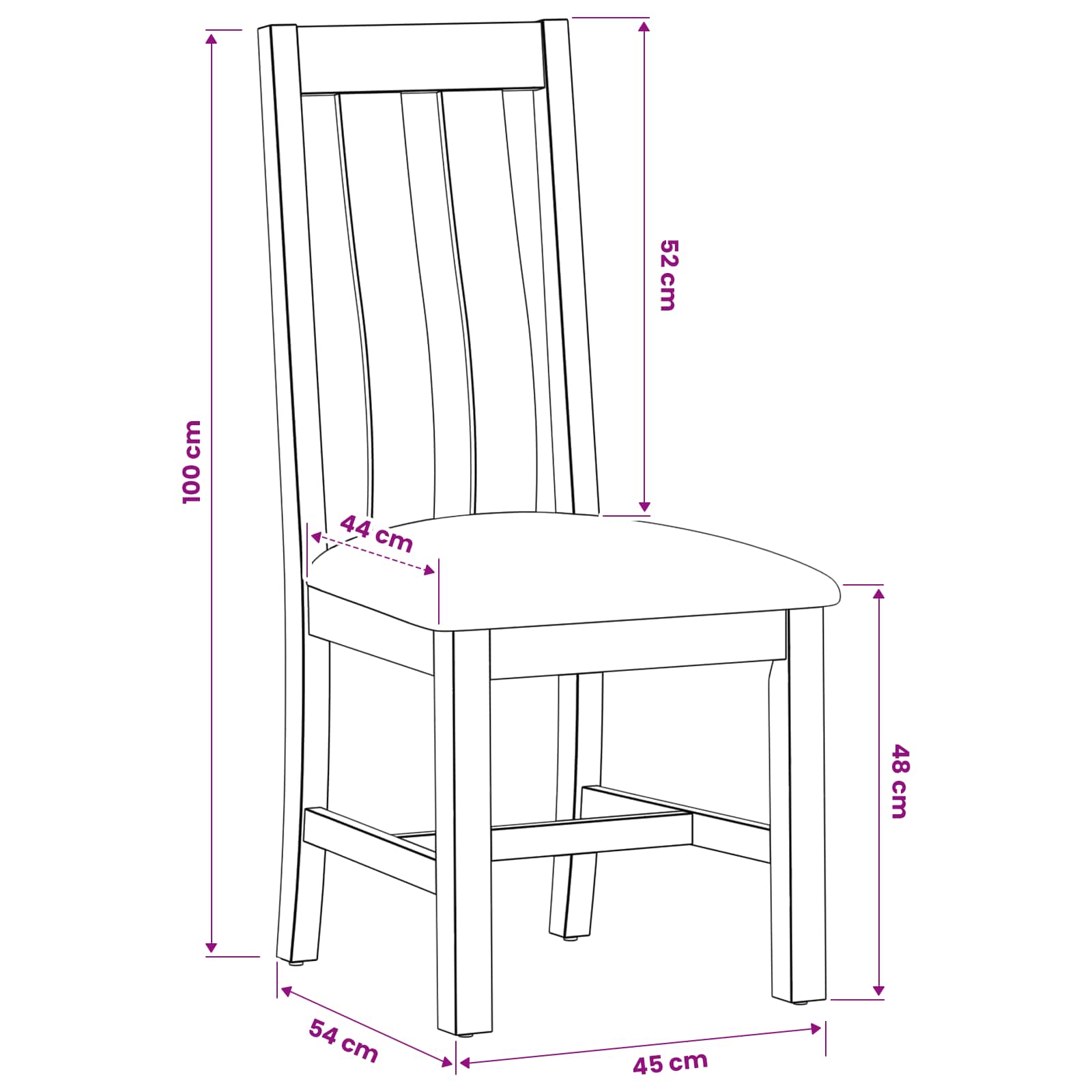 Sedia da pranzo 2 pcs Legno di Quercia Massello Beige | homemem39