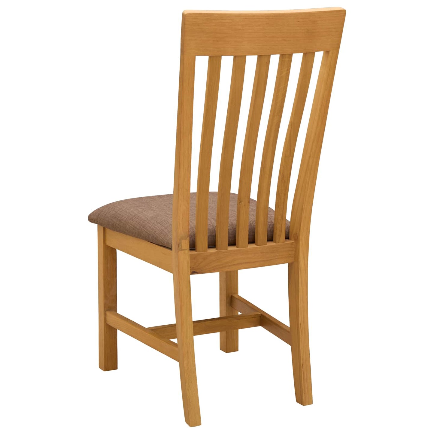 Sedia da pranzo 2 pcs Legno di Quercia Massello Grigio | homemem39
