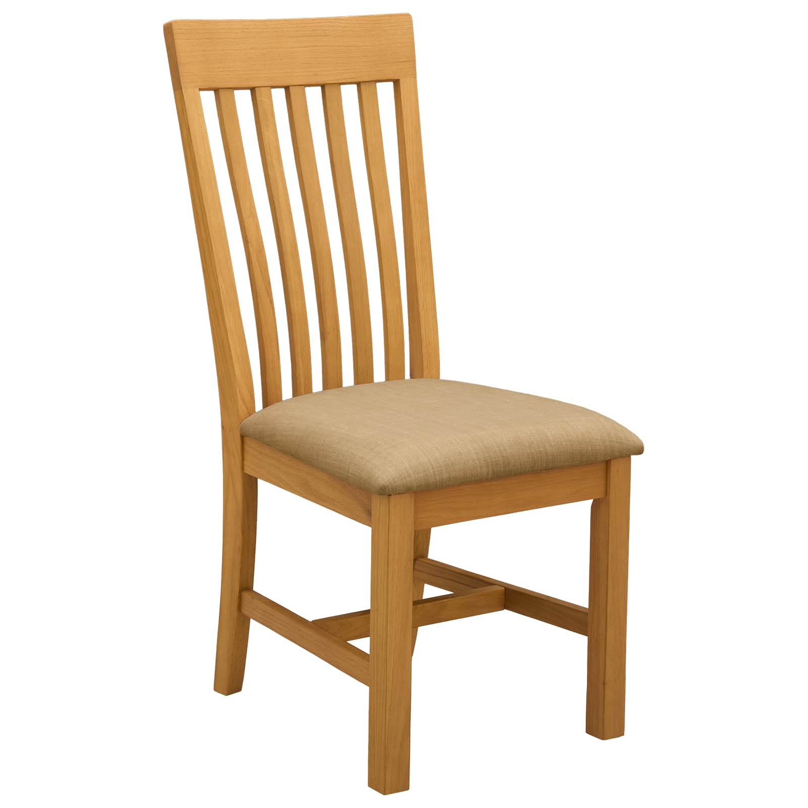Sedia da pranzo 2 pcs Legno di Quercia Massello Beige | homemem39