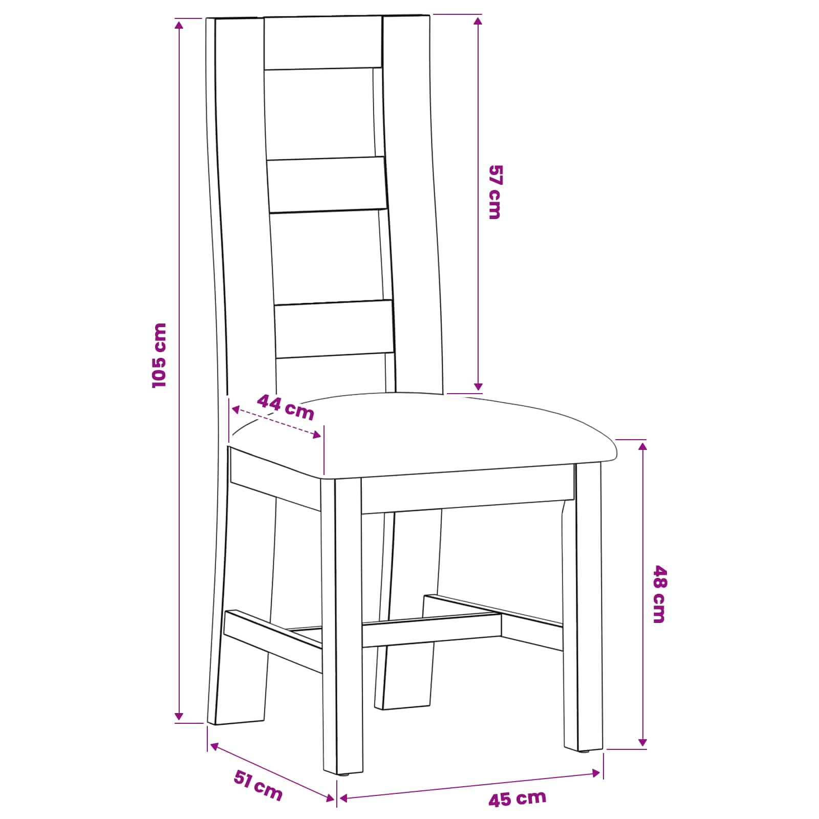 Sedia da pranzo 2 pcs Legno di Quercia Massello Beige | homemem39