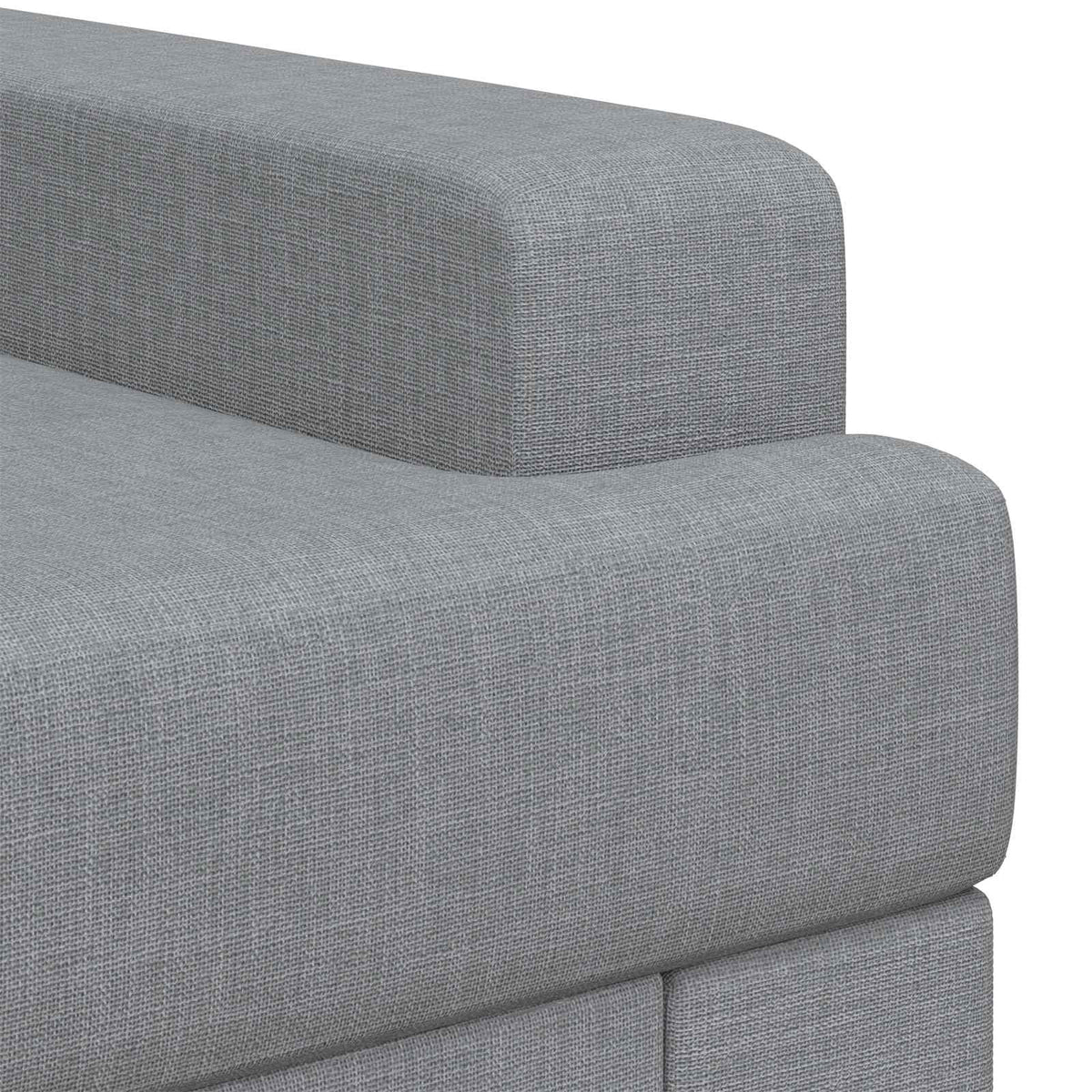 Poltrona Grigio Chiaro Tessuto