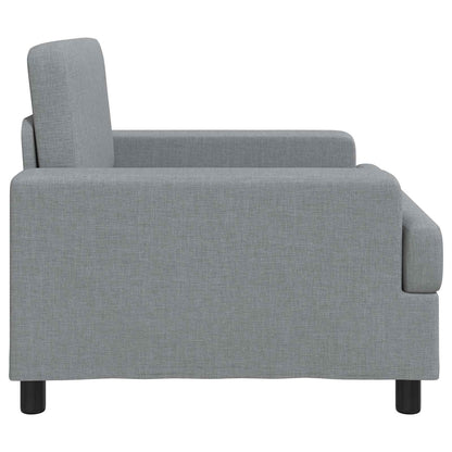 Poltrona Grigio Chiaro Tessuto