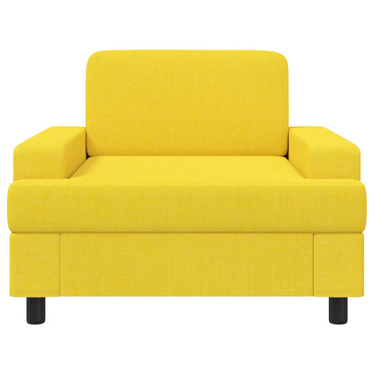 Poltrona Giallo Chiaro Tessuto