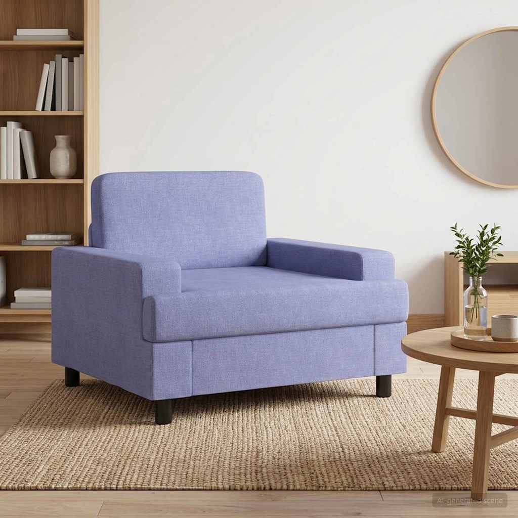 Poltrona Blu jeans Tessuto